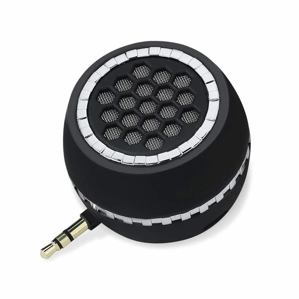 Mini Haut-Parleur de Téléphone Portable, Enceinte Portable avec Interface Audio AUX 3.5mm Haut-Parleur pour Smartphone/Tablette/Ordinateur